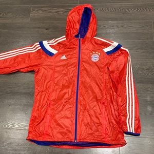 Bayern Munich Red Windbreaker